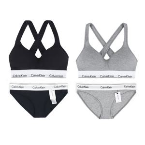 캘빈클라인 언더웨어 CK 여성 코튼 브라+팬티 속옷세트 QF1654+F3787