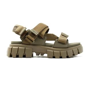 [팔라디움] 리볼트 카키 플랫폼 샌들 98578-377-M