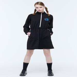 여성 기모 저지 원피스