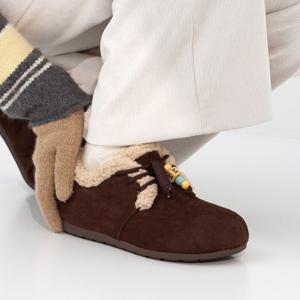 [브리치]  /  퍼안감 스웨이드 파밍 모카신 2cm