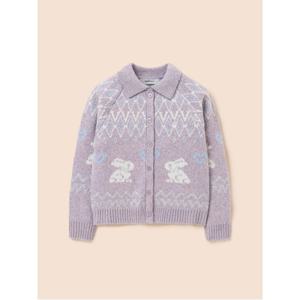 [택가 129,000] 여아 토끼 빙키 코위찬 카디건 - 라벤더 (BI5Y5AG01T)