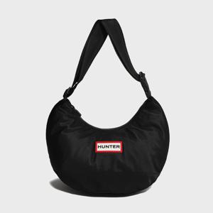 [UNISEX] 오리지날 나일론 미디 호보백-블랙 UBS3601KBMBLK