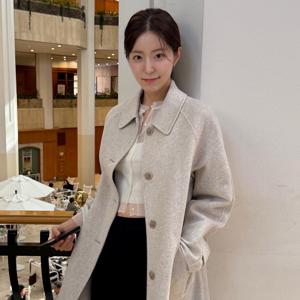 [정가559,000]자수 핸드메이드 하프 코트 OW5XH0510