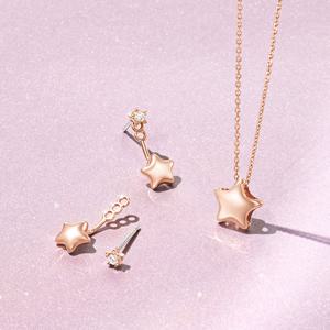 [제이에스티나] LALA J 별 목걸이+귀걸이 세트_SET-JJLJN05B1301SR420+JJLJEQ5B1300SR000