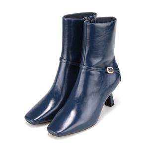 소가죽 스퀘어 여성 앵클부츠 2COLOR_BBI835BK