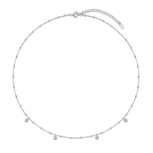 [스톤헨지] 실버 플라워 목걸이 SC24C26E