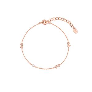 [스톤헨지] 실버 리본 큐빅 팔찌 SC24B01T