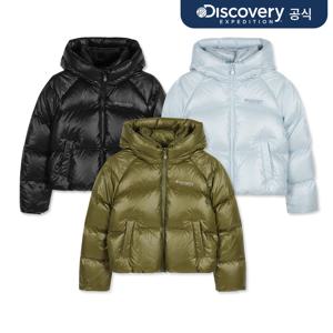 [디스커버리]?여아 엘리아 글로시 다운 숏패딩 3종 택1