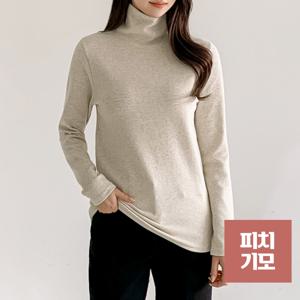 [엘브랜드] 마요네즈 겨울 피치기모 폴라 티셔츠/답답하지 않은 목폴라