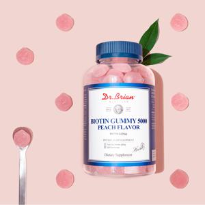 비오틴 5000 복숭아맛 구미(100구미) X 1통