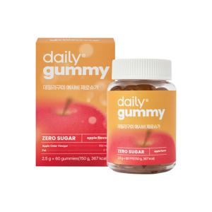 데일리 구미 애사비 제로슈가 60구미(병) 1박스 / 애사비 구미