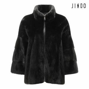 정상가:8,200,000원 ㅣ 진도 ORIGINAL 하이넥 집업 밍크 자켓(JFJ48C)