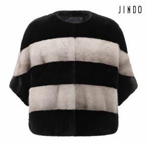 정상가:1,890,000원 ㅣ 진도 ORIGINAL 컬러 블록 밍크 자켓(JFJP53BS)
