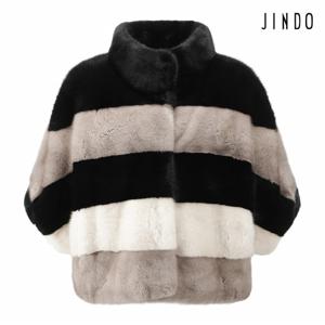 정상가:8,200,000원 ㅣ 진도 ORIGINAL 컬러 블록 밍크 자켓(JMJ43A)