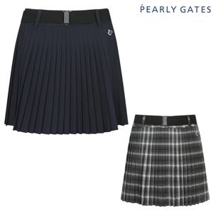 [파리게이츠] 여성 파우치 체크 플리츠 큐롯 스커트 521C3PC367 BJ