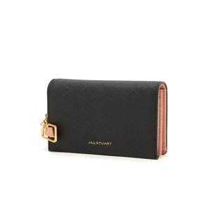 다크 그레이 쁘띠 참장식 배색 반지갑 JAWA4F770G3