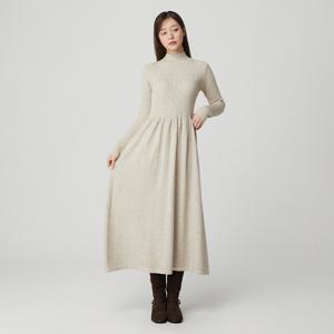 핏앤플레어 니트 롱원피스 PQ4KO632_DG