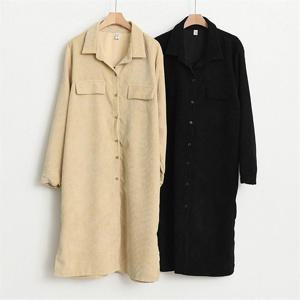 빅사이즈사랑해요 B159L010 쁘띠코듀로이롱셔츠 TM (6177989)