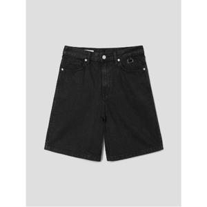 5부 데님 쇼츠 - 블랙 (325825LP45)