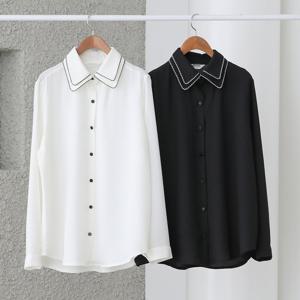 빅사이즈사랑해요 G367L201 디데이카라블라우스 WB