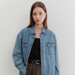 던스트 UNISEX CLASSIC DENIM SHIRT CLASSIC BLUE_UDSH5A101B2