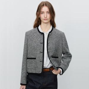 던스트 CLASSIC BOUCLE TWEED JACKET CHECK_UDJA5A205MU