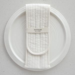 방짜유기 누빔 수저집 1인