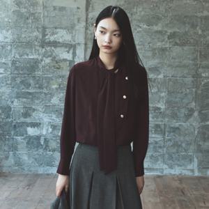 [TAG:270000원][KL]도론 타이넥 블라우스 KWBLPJ0100