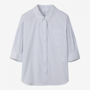 [씨씨콜렉트] 스트라이프 하프슬리브 셔츠 E253MSC102