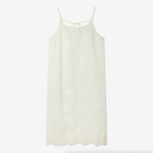 [씨씨콜렉트] 엠브로이더리 스캘럽 레이어드 드레스 E253PSE124