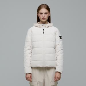 N244WDW920 여성 헤론 U넥 경량 구스 다운 점퍼 CRYSTAL BEIGE