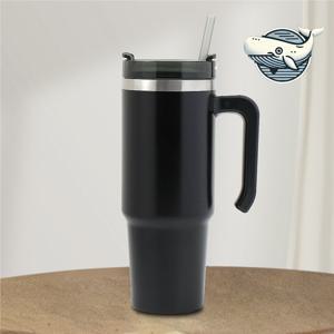 블랙 스텐 텀블러 보온보냉 물병 900ml 빨대 포함 텀블러 보온보냉텀블러 스벅텀블러 스텐텀블러