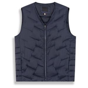 [하프클럽] 겨울 브이넥 집업 경량 사선 패딩 조끼 V넥 라운드 트레이닝 작업복