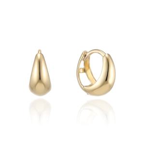 [GB] 볼륨 물방울 10K GOLD 원터치 링 귀걸이 LOTP3011T