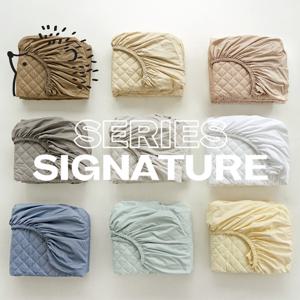 시그니처 고밀도 순면 40수 누빔 매트리스커버 9colors