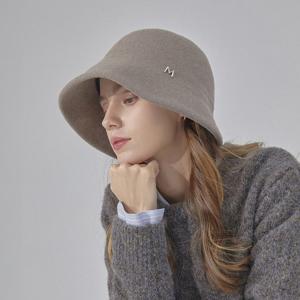 [최초가 92,000원] 라렌느 메리노 울 버킷햇