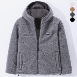 양털 후드 양면 리버시블 후리스 점퍼 PWJP6636