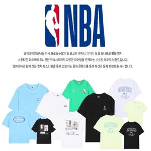 남녀공용 엔비에이 베이직 반팔 티셔츠 외 4종