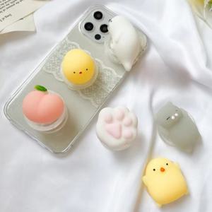 귀여운그립 톡 홀더 휴대폰손잡이 휴대폰그립 톡 그립 톡홀더 동물그립 톡 말랑이 그립 톡