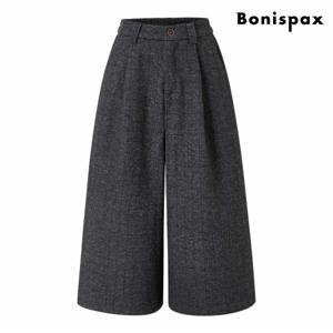 정상가:99,000원 ㅣ 와이드 기모 뒷 밴딩 롱 팬츠 (XP3TA019L0)