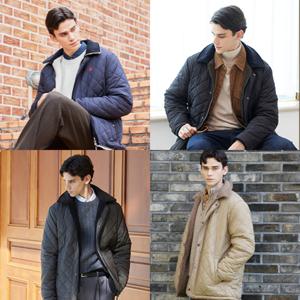 [하프클럽] 남성 퀄팅 리버시블 자켓