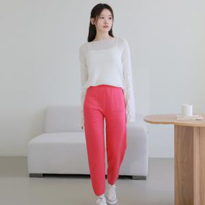 [최초가 129,900원]멜로우 홀가먼트 울 캐시미어 니트 팬츠