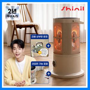 [26년형/10%로그인쿠폰][전용 상부망 포함] 가정용 사무실 전기히터 오방난로 스토브 에코 SEH-KR2825B