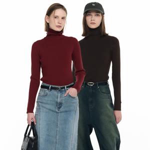 리브드 터틀넥 풀오버 [6COL] / WBD4L05547