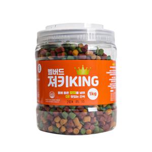 벨버드 져키킹 1kg S 강아지 대용량 간식