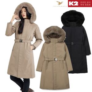 여성 겨울 롱 코트 씬에어 구스다운 방수 방풍 자켓 KWW24568