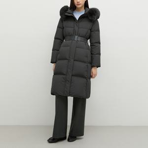 [쉬즈미스] 폭스퍼 롱 구스 다운 점퍼 SSGJPP42010