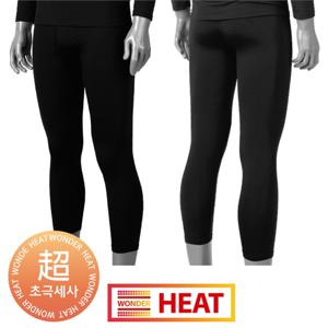 [하프클럽/크리비아]크리비아 남자발열내의 히트텍 초극세사 기모 보온 하의 8012P