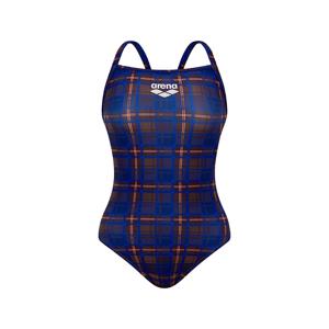 [아레나] 컨트리 체크 원피스 싱글 수퍼플라이백 A5FL1LO05BLU