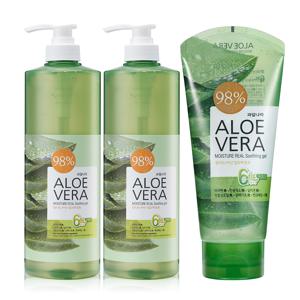 바세린 알로에 대용량 수딩젤 1000ml 2개+150ml